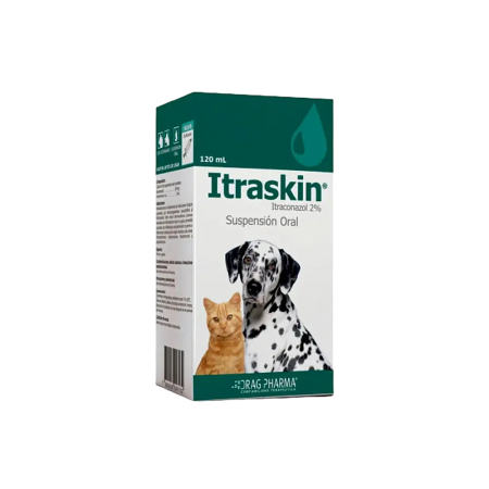 Itraskin® Suspensión oral – Antimicótico, Itraconazol 2%.