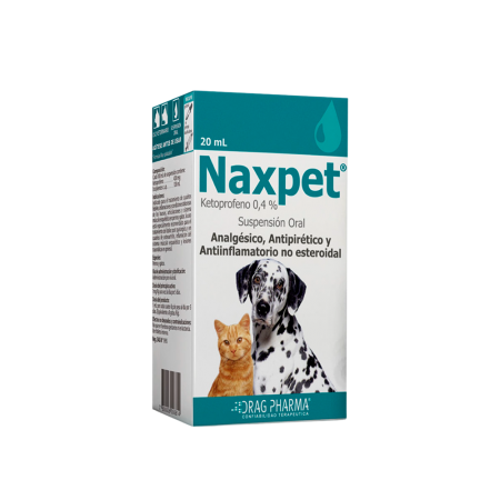 Naxpet® Suspensión Oral - Analgésico, antipirético y antiinflamatorio no esteroidal, Ketoprofeno 0,4%.