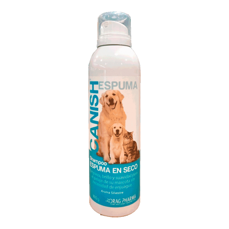 Canish® Espuma Shampoo – baño en seco