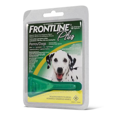 Frontline Plus® Pipeta Large - Desparasitante externo de 44.1 – 88 lbs.