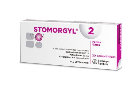 Stomorgyl 2® Comprimidos – Antibiótico de amplio espectro, Espiramicina y Metronidazol.